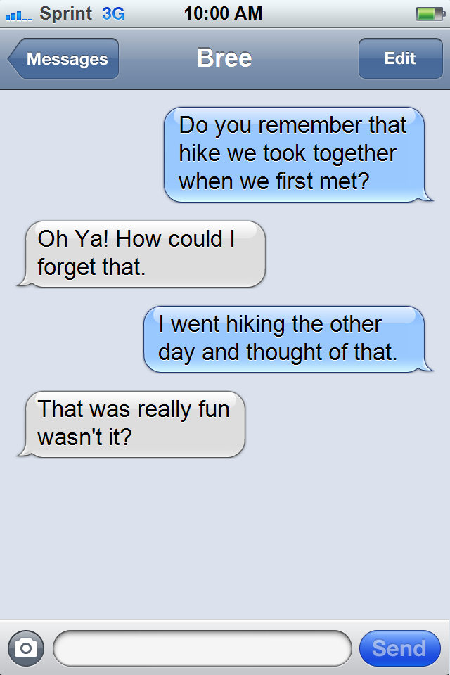hiking example