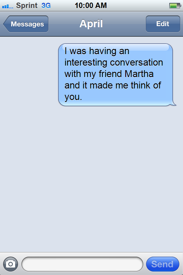 interesting conversation