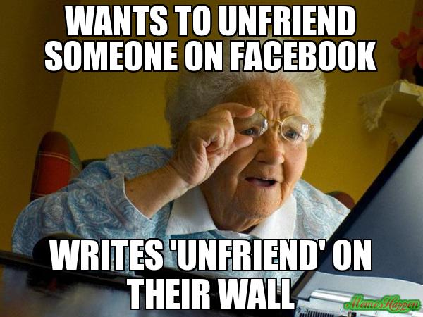 unfriend
