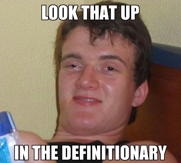 look at the definition