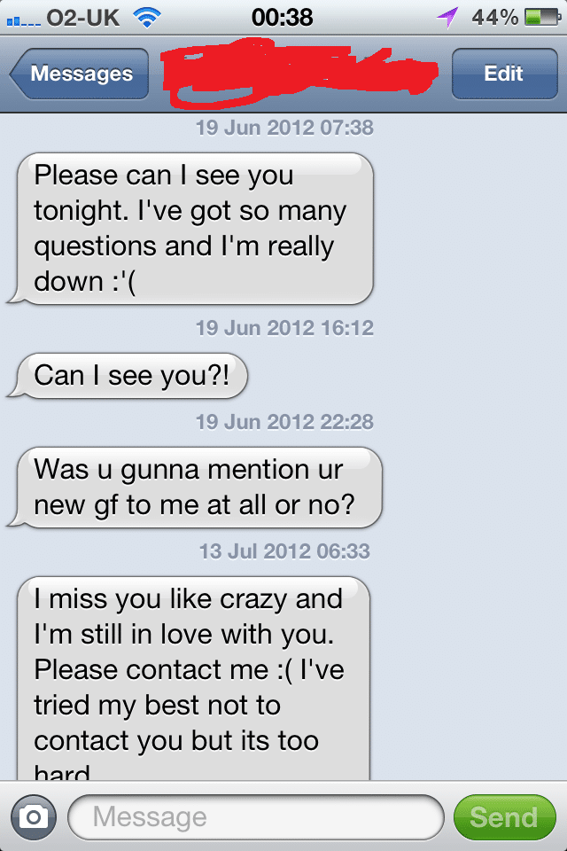 crazy message