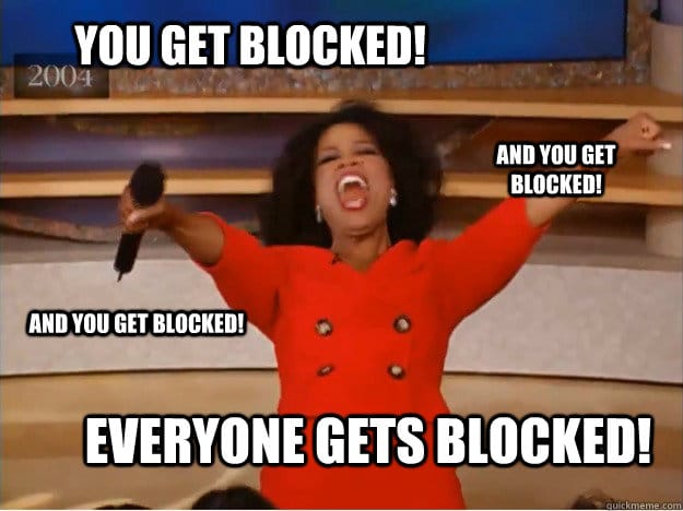 blocked