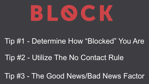getting unblocked