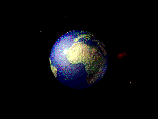 exploding planet