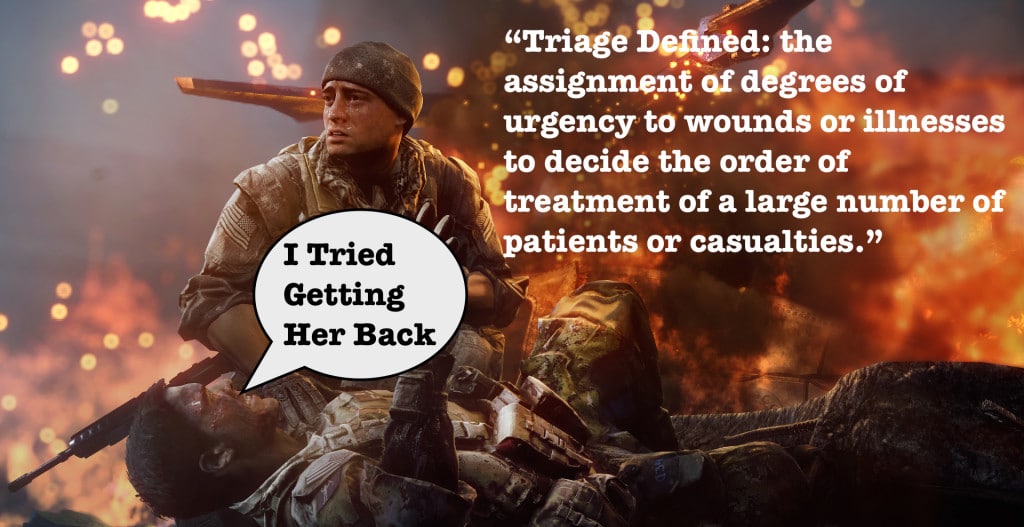 wounded