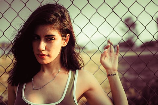 girl looking bored