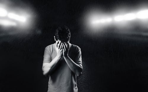 upset over difficult breakup
